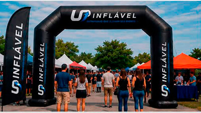Portal inflável personalizado