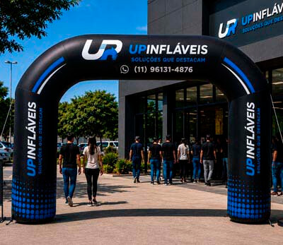 Portal inflável personalizado