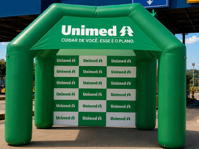 Tenda inflável promocional