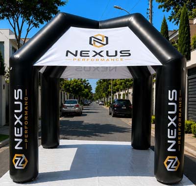 Tenda inflável personalizada