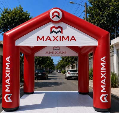 Tenda inflável personalizada